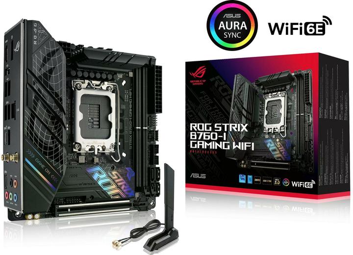 ASUS ROG STRIX B760-I GAMING WIFI (LGA 1700, Intel B760, Mini-ITX)