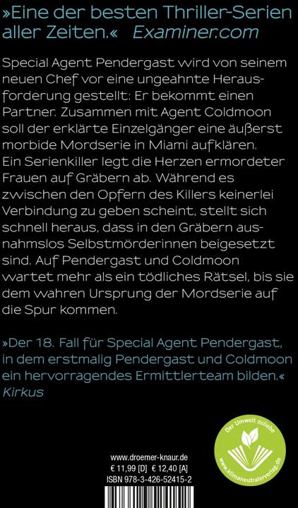 Actual product image Grave - Verse der Toten (German, Lincoln Child., Douglas Preston, 2021)