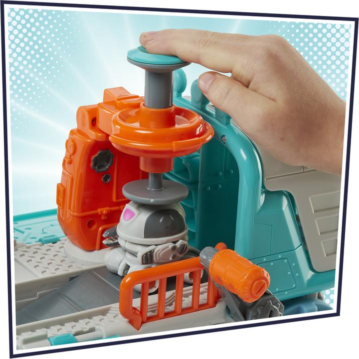 Actual product image PJ Masks Romeo's Robot Lab Preschool Toy, 2-in-1 Vehicle and Ro