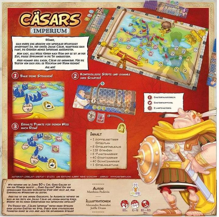 Produktbild Asmodée HGGD0001 - Cäsars Imperium - Brettspiel, für 2-5 Spieler ab 10 Jahren (DE-Ausgabe) (Deutsch)