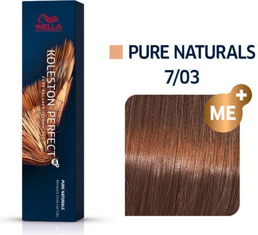 Produktbild Wella Koleston Pure Naturals (7/03 mittelblond natur-gold)