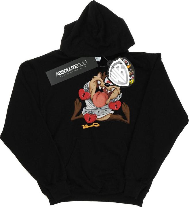 Actual product image Looney Tunes Mens Taz Valentine's Day Madly In Love Hoodie (XL)