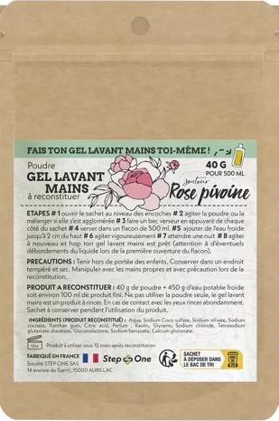 Actual product image Step One Hand soap in powder form Peony (refill, 500 ml)