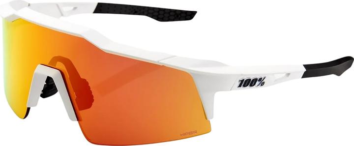 Actual product image 100% Goggles Speedcraft SL Soft Tact (Soft Tact Off White, HiPER Orange)