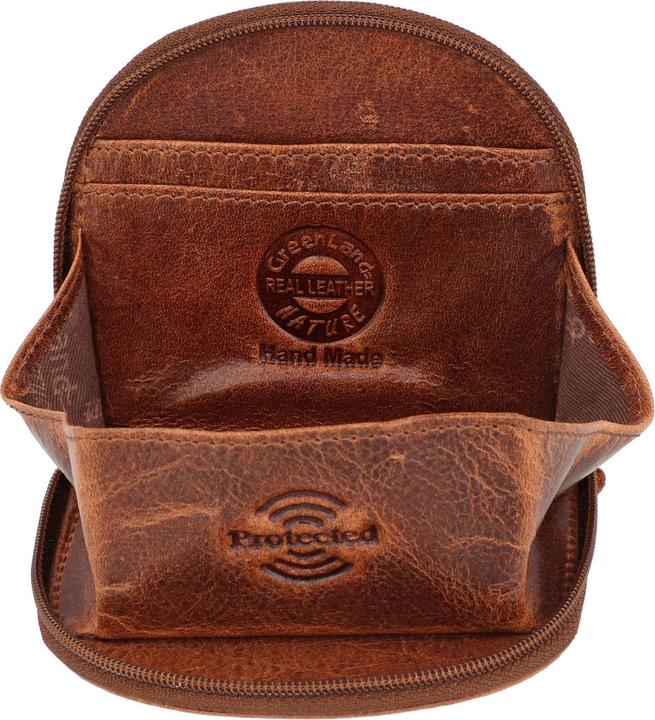 Image du produit Greenland Nature Porte-monnaie Montana RFID en cuir 10 cm