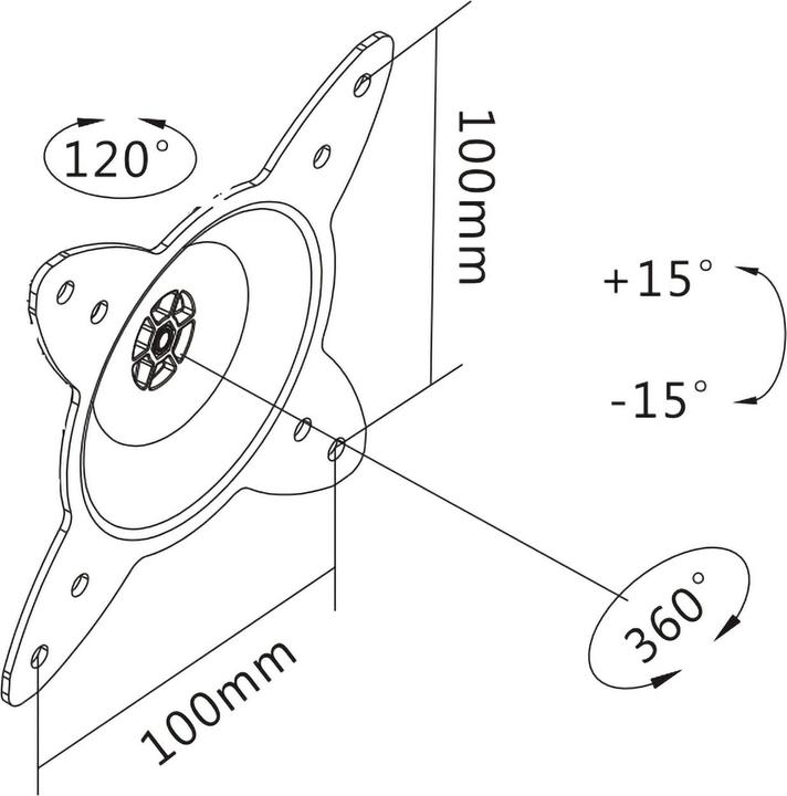 Produktbild Digitus Universal (Wand, 27")