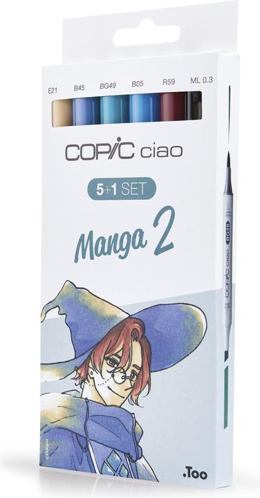 Immagine prodotto Copic Ciao Manga 2 (Multicolore, 3 mm, 6 x)