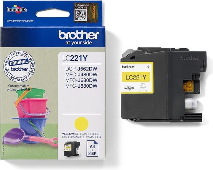 Actual product image Brother Lc-221y (Y)
