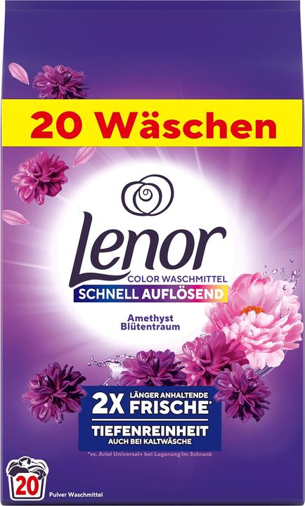 Produktbild Lenor Amethyst Blütentraum (20 Waschgänge, Pulver)
