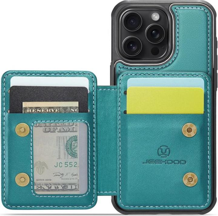Actual product image Cover-Discount iPhone 16 Pro - 2-in-1 back cover with credit card holder (Apple iPhone 16 Pro)