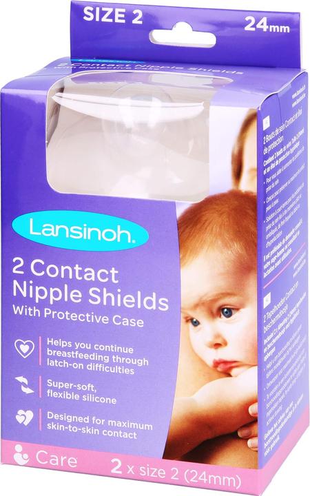 Produktbild Lansinoh Klemmen 24 mm, 2 Stk (One Size)
