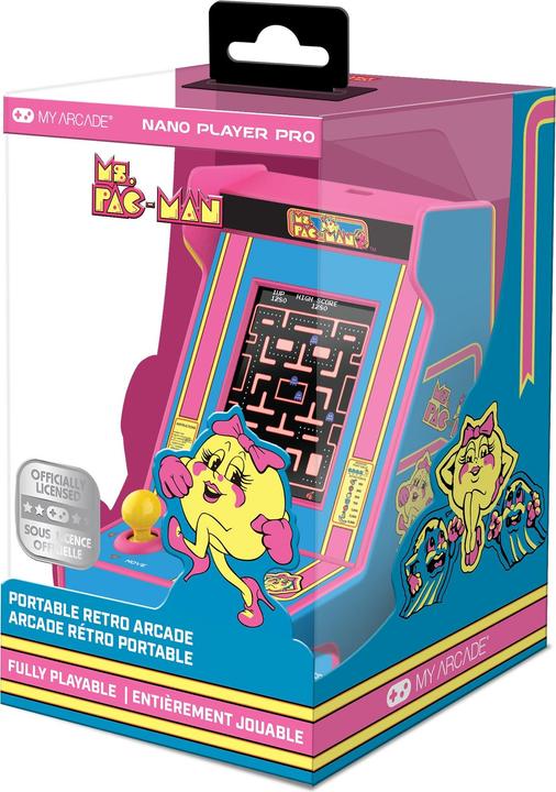 Actual product image MyArcade My Arcade DGUNL-7023 MS. PAC-MAN Nano Player Pro Portable Retro Arcade