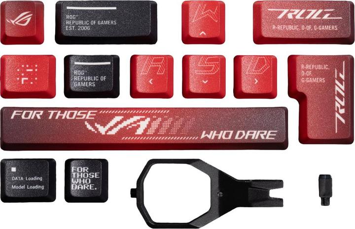 Actual product image ASUS Keyboard accessories ROG DYE-SUB Keycap