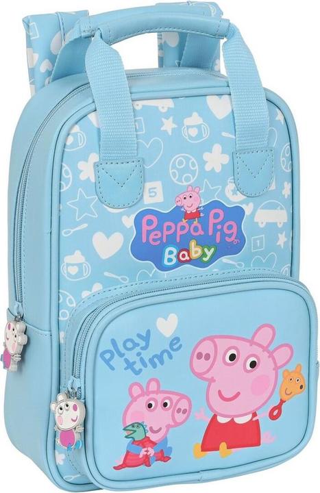 Produktbild Peppa Pig Kinderrucksack Baby Hellblau (20 x 28 x 8 cm)