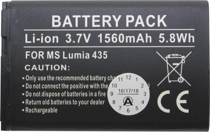 Image du produit Nokia Batterie Lumia 435, Lumia 532 Batterie BV-5J