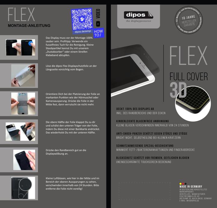 Produktbild Dipos Privacy Sichtschutzfolie Full Cover (1 Stück, Samsung Galaxy R)
