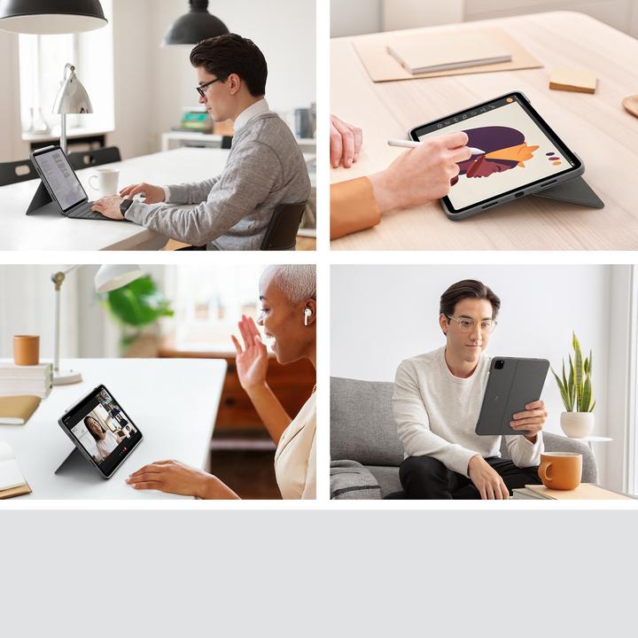 Produktbild Logitech Combo Touch (CH, iPad Pro 11 2022 (4. Gen), iPad Pro 11 2021 (3. Gen), iPad Pro 11 2020 (2. Gen), iPad Pro 11 2018 (1. Gen))