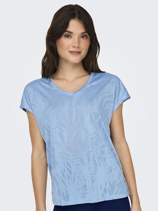 Image du produit Only Play Coupe décontractée Col en V Manches chauve-souris T-shirt (L)