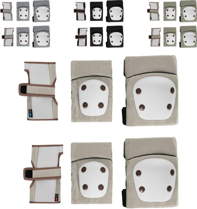 Actual product image Kikkaboo Children's protective equipment (XS, Knee pad, Elbow protectors, Wrist protectors, 6 pieces)
