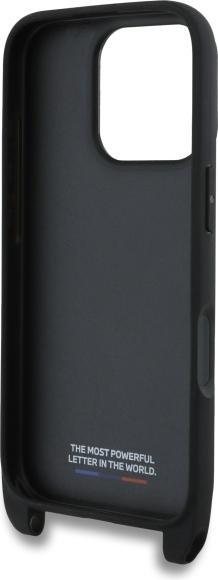 Actual product image BMW BMHCP16X23PSVTK iPhone 16 Pro Max 6.9" czarny/black hardcase M Edition Carbon Tricolor Lines (Apple iPhone 16 Pro Max)