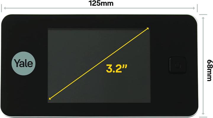 Immagine prodotto Yale 45-5800-1443-00-0211 Visore digitale per porte con display LCD 10,66 cm 4,2 pollici (Digitale)
