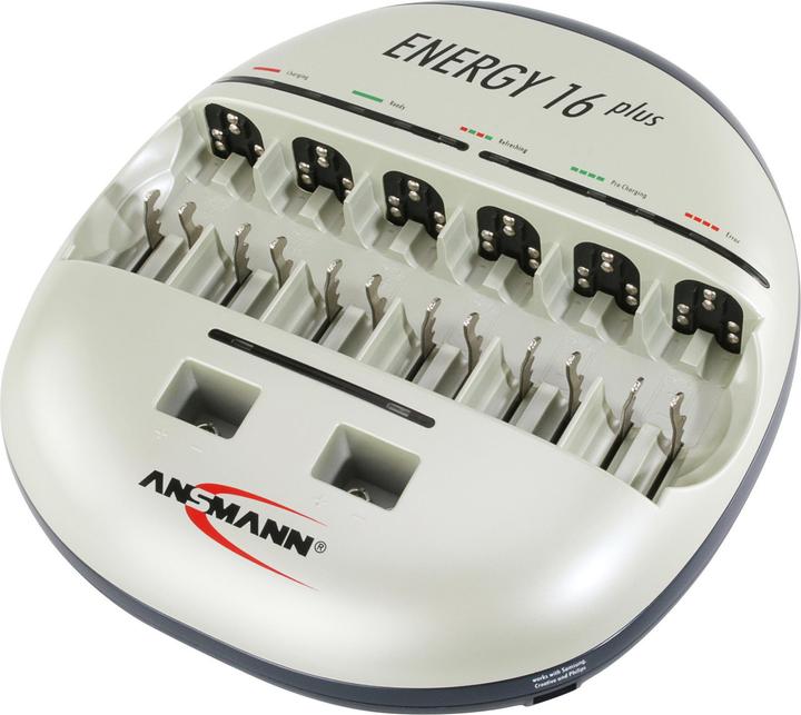 Ansmann Energy 16 Plus (1 pcs., C, D, AA, AAA, 9V Block, Chargers without battery)