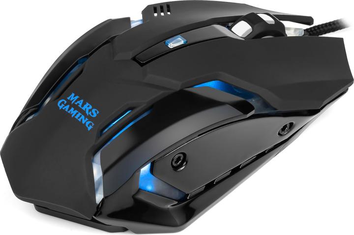Produktbild Mars Gaming for games MRM0 4000 DPI Black (Kabelgebunden)