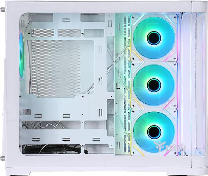 Actual product image Itek Dark Cave Curved (mATX, ATX, Mini-ITX)