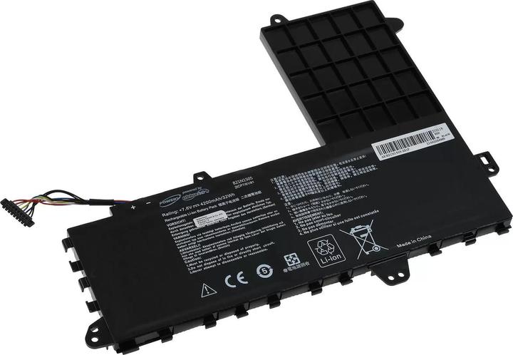 Image du produit AccuCell Akku für Laptop Asus E402S / E402SA / E502S / Typ B21N1505 - 7,6V - 4100 mAh (4100 mAh)