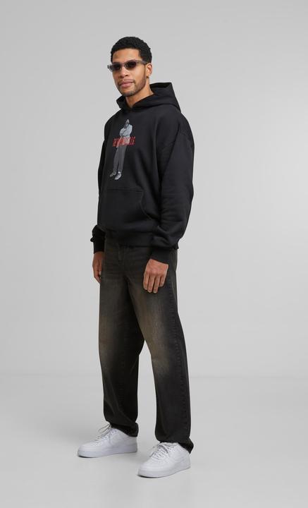 Actual product image Urban Classics Biggie Smalls Concrete Hoody - 18987 (XS)