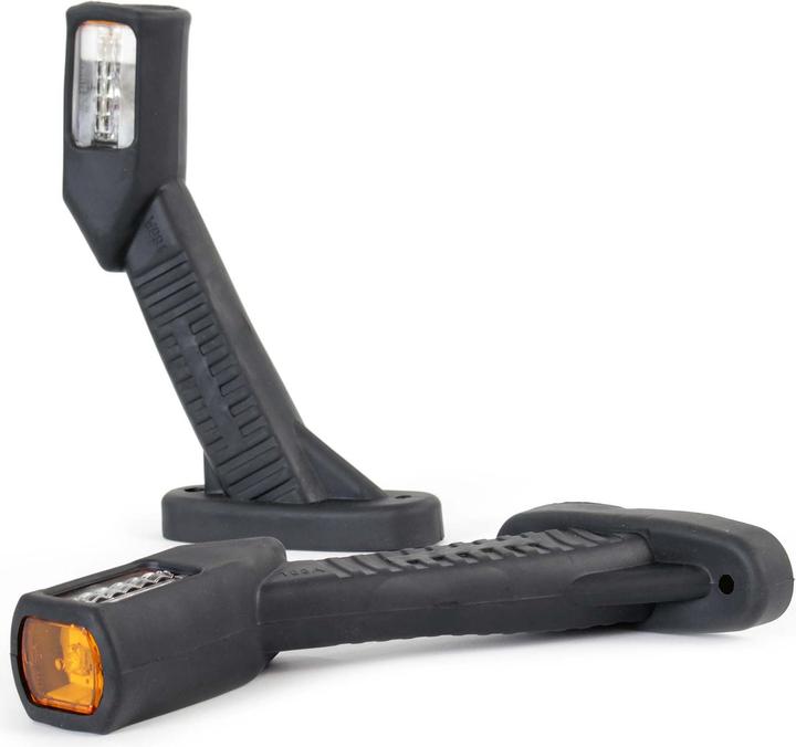 Image du produit Wiltec Feux de gabarit 2x4 LED 12V Forme carrée Feux d’encombrement Remorque Feux de position Auto