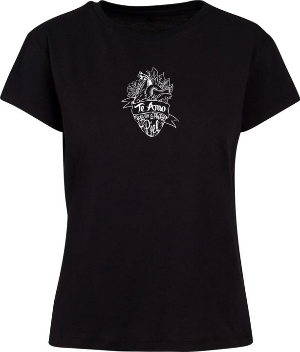 Merchcode Ladies Frida Kahlo - Te amo outline Box Tee - 118607
