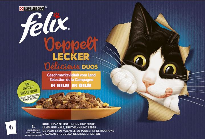 Actual product image Felix Meat jelly (Adult, 4 pcs., 85 g)