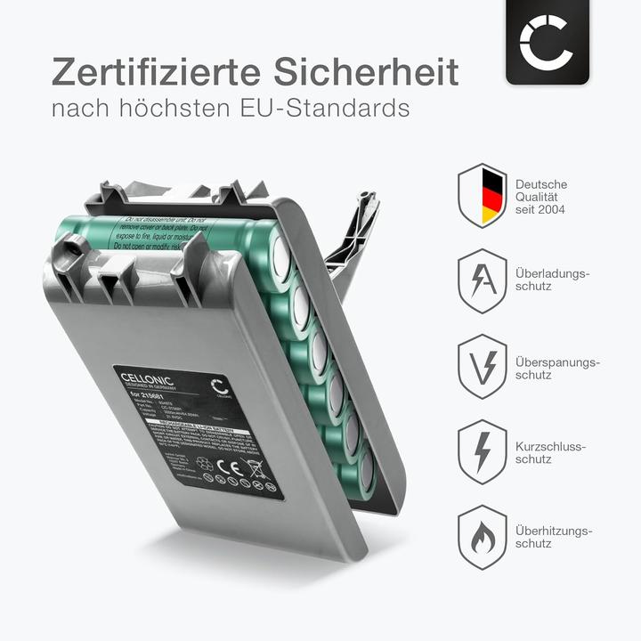 Produktbild Cellonic Ersatzakku für Dyson Staubsauger
