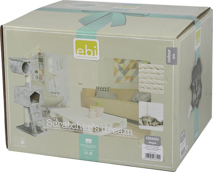 Actual product image EBI Classic Cat Tree Abigail (109 cm, Grey)