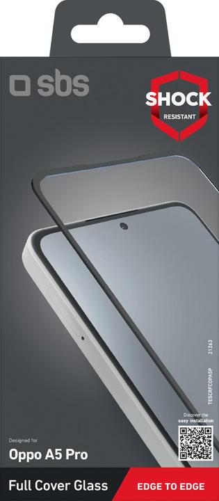 Produktbild SBS Glas Displayschutz Full Cover für Oppo A5 Pro (Oppo A5 Pro)