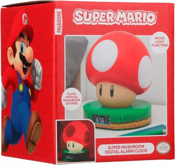 Paladone Products Réveil numérique Super Mario Mushroom
