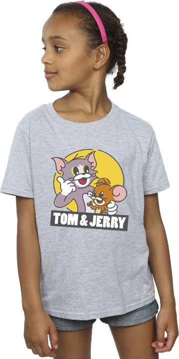 Immagine prodotto Tom & Jerry Sketch Logo Maglietta Ragazze (116)