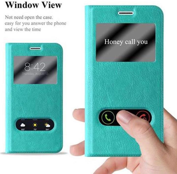 Produktbild Cadorabo Book mit View Doppelfenster Cover (Samsung Galaxy J5 (2016))