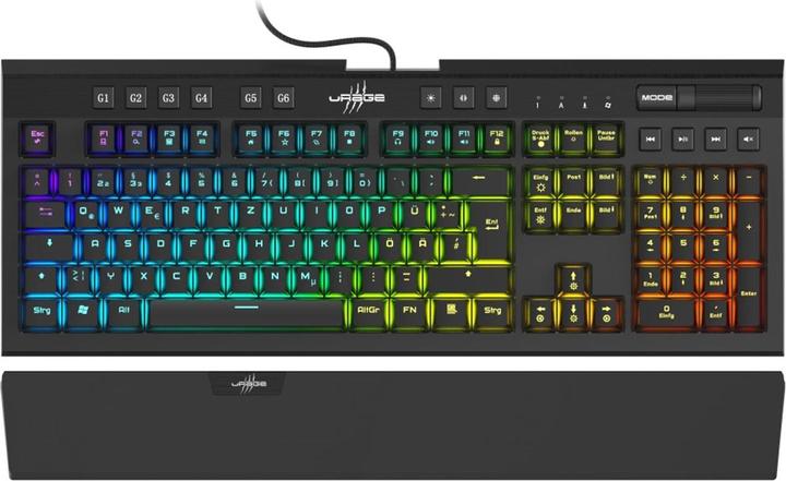 Produktbild Urage Gaming-Tastatur Exodus 900 Mechanical, braune Switches (DE, Kabelgebunden)