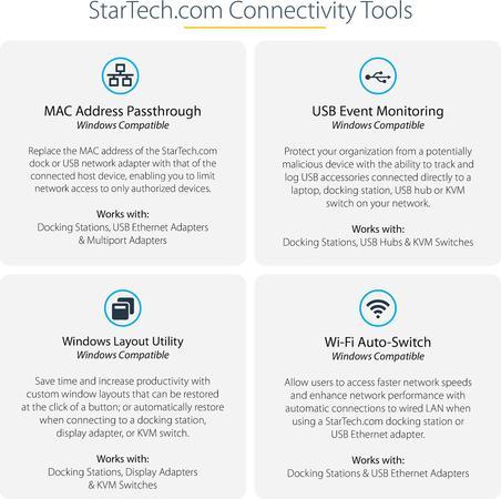 Produktbild StarTech Thunderbolt 3 Dock (Thunderbolt, 2 Ports)
