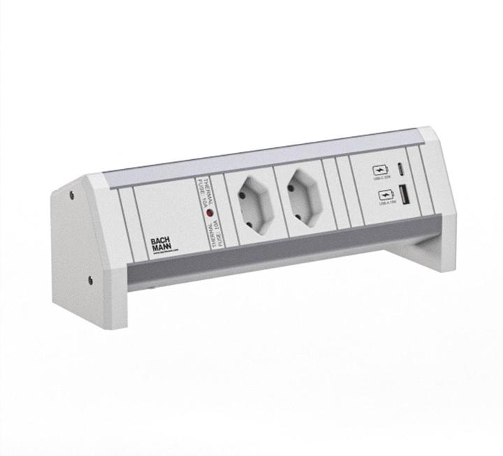Produktbild Bachmann BACH Steckdosenleiste (2 x, Typ 13, 0.25 m)
