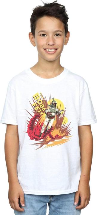 Actual product image Star Wars Boys Boba Fett Rocket Powered T-Shirt (152, 158)