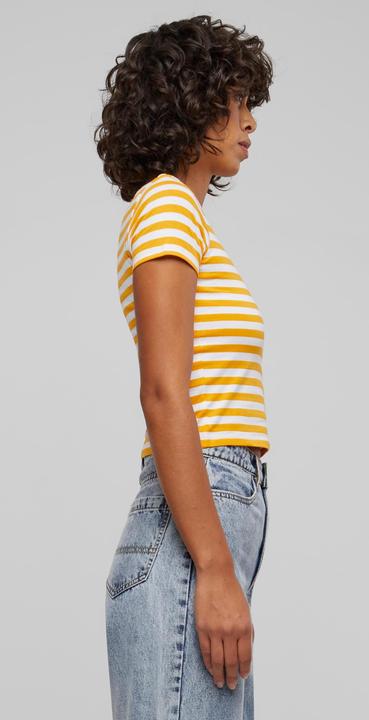 Actual product image Urban Classics Ladies Short Striped Tee - 142651 (4XL)