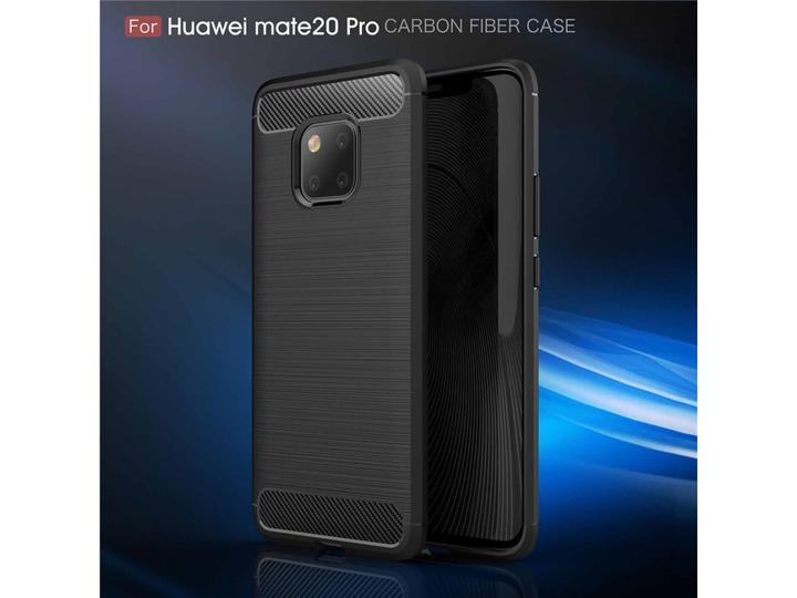 Image du produit Screenguard Housse Huawei Mate 20 Pro Carbon Brushed Soft TPU (Mate 20 Pro)