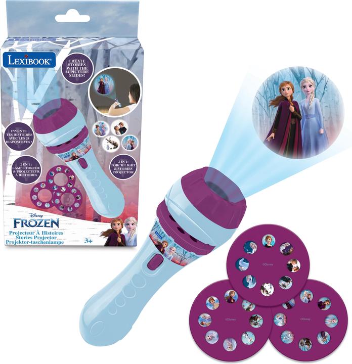 Immagine prodotto Lexibook Proiettore e torcia Disney Frozen Story (Tedesco, Inglese, Francese, Italiano)