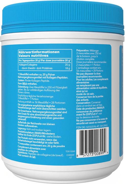 Valori nutrizionali e ingredienti Vital Proteins Peptidi di Collagene (1 Pezzo/i, Polvere, 567 g)