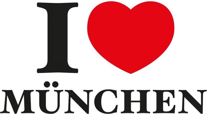 Image du produit Trenddeko I love Munich (30 x 17 cm)