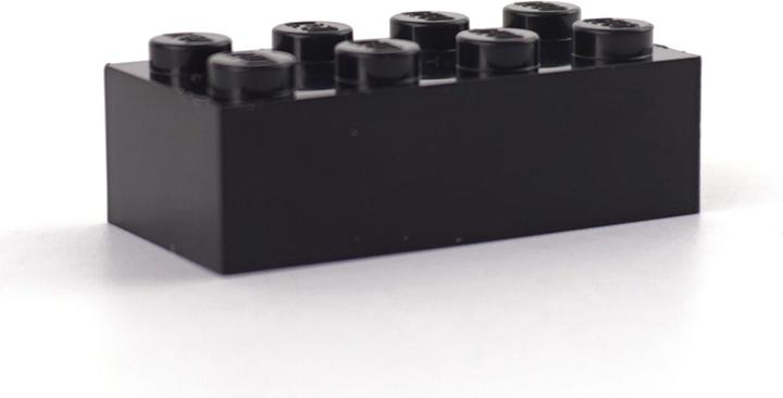 Produktbild LEGO 2x4 Steine Kiloware - 1 Kilo in Schwarz NEU! (3001, LEGO Zubehör)