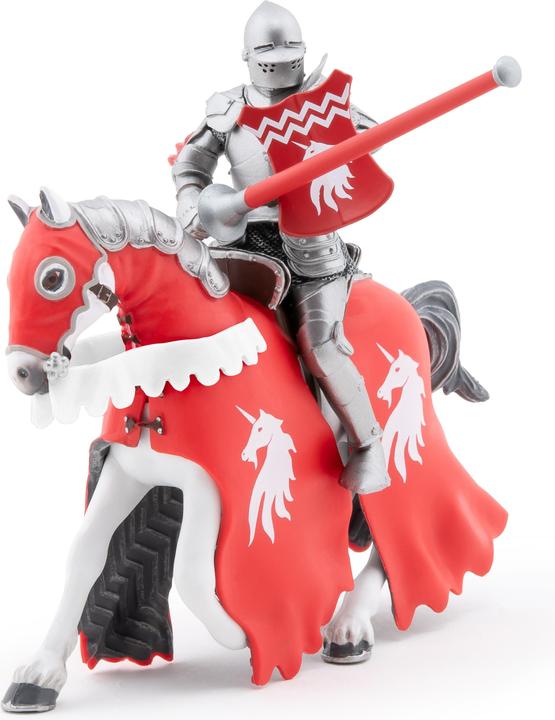 Actual product image Papo Horse of unicorn knight with lance